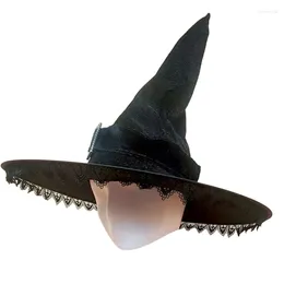 Berets Witch Hat For Halloween Decorations Masquerade Cosplay Costume DXAA