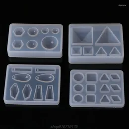 Baking Moulds Silicone Mould DIY Geometric Triangle Mirror Craft Jewellery Making Decorative Cake N09 20 Drop
