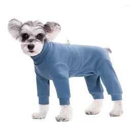 Dog Apparel Winter Pets Clothing Jumpsuit Pyjamas Small Costume Rompers Yorkie Pomeranian Poodle Bichon Schnauzer Spitzbn Clothes