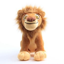 28CM Plush Lion Toys Stuffed Animals Dolls The Forest King Soft Plushie Cartoon Mufasa Animal Toy For Kids Christmas Gift