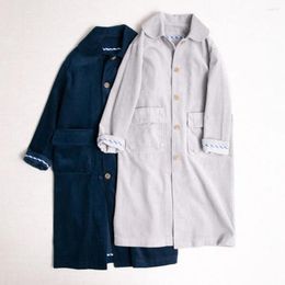 Women's Trench Coats 106cm Bust Spring Autumn 2023 Women All-match Casual Loose Plus Size Japan Style Cozy Water Washed Cotton Corduroy