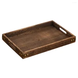 Plates Wooden Pallet Kitchen Tray Tea Platter Outdoor Serving Trays Coffee Table Sofa End Decor Pallets Dishes For Presentation