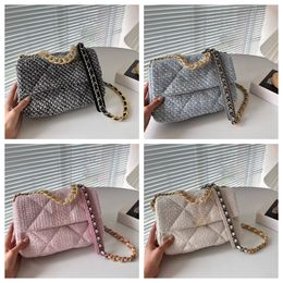 Designer Shoulder Bags for Women Winter Woollen Knitted Handbags Fashion Shoulder Bags Festival Gifts 25x17cm 24688