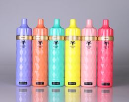 Original IQTE SHINE 6000 Puff Electronic Cigarette Disposable Vape Starter Kit 12 ml Battery 650mAh Rechargeable E-Cigarette Vape 10colors