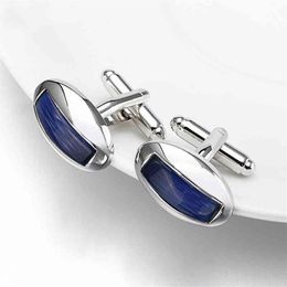 Mens French Shirt Jewellery Blue Car Links High Quality Enamel Cufflinks Gift To Guys Kids235S