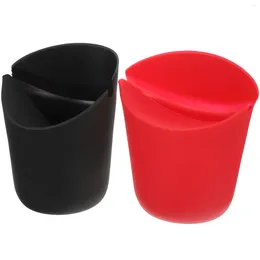 Dinnerware Sets 2 Pcs Biscuit Popcorn Bucket Baby Container Silicone Maker Silica Gel Party Candy