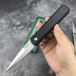 Pro Tech 920 Godfather Automatic Tactical Folding Knife 4" Bead Blasted Plain Blade Aluminium Handles Easy To Carry Outdoor Hunting Hiking Tool 3407 5201 5101 2203 1718