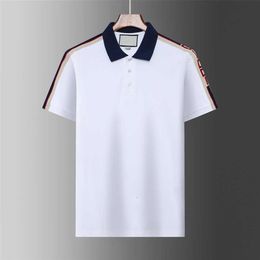 New Mens Stylist Polo Shirts Luxury Italy Mens 2024 Designer Clothes Short Sleeve Fashion Mens Summer T Shirt Asian Size M-3XL205b