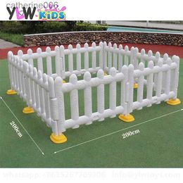 Rail YLWCNN Toddler Panels Kids Ball Pool Fence Baby White Playpens Gate Soft Play Toy Accessories Plastic EnclosureL231028