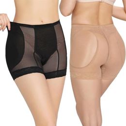 Women's Shapers 1 2PCS Mesh Breathable Fake Buttocks Hip Shaping Pants Waist Trainer Women Body BuLifter Shapewear Padded Pan341G