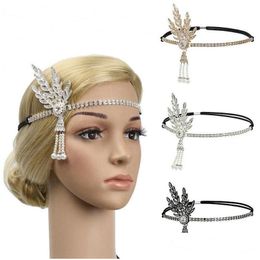 Hair Accessories Gatsby Headband Hat 1920S Cap Sier Ivory Daisy Vintage Flapper Great Costume Dress Drop Delivery Products Tools Dhhep