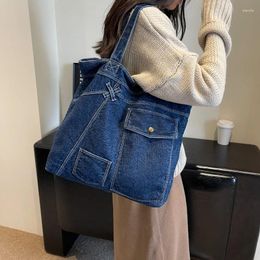 Evening Bags 2023 Women Denim Shoulder Vintage Style Jeans Handbags Totes Casual Travel 2