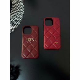 Luxury Designer Phone case Caviar Diamond Check Pendant iPhone 15 14 14Pro 14Plus 13 12 Mini 11 Pro X XS Max Luxury leather protective case