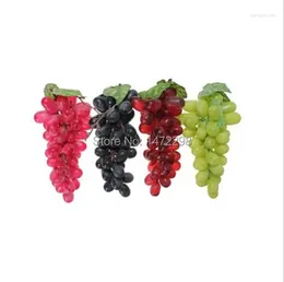 Decorative Flowers 4 Pcs PROMO Artificial Grapes Plastic Fake Fruit Lot Assorted Flower