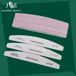 Nail Files 510 Pcslot Professional Art Sanding Buffing Curve Manicure Tools Set 100180 Buffer DiagnosticTool 231027