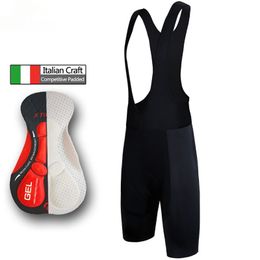 Pantaloncini con bretelle da ciclismo Calzamaglia da bici Triathlon 5D Gel imbottito Pro Lycra Pantaloncini da bicicletta Traspiranti Donna Uomo Pantaloncini da mountain bike