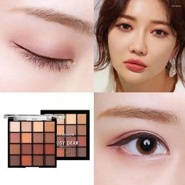 Eye Shadow 16 Colour Eyeshadow Palette Pearl Glitter Sequins Student Waterproof Beads For Beginners E0j8