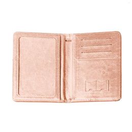 Card Holders For Women Anti Theft PU Leather Travel Large Capacity Holder Gift Practical Storage Bag Portable Home Office Protective