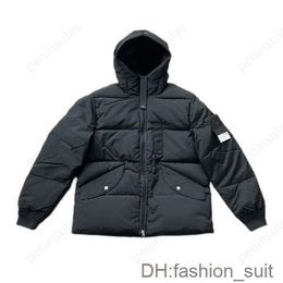 Men's Down &stones Island Coat Parkas Autumn and Winter Chest Badge Hooded Warm Zipper Fashion Classic Jacket Cp 2023s down jacket 3 7FS2