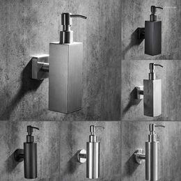 Liquid Soap Dispenser Bathroom Wall Mounted Gold Stainless Steel Shower Gel Detergent Shampoo Bottle For Kitchen El Home