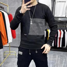 Men's Hoodies Casual Fashion Autumn And Winter Round Neck Sports Korean European American Comfortable Street Hoodie