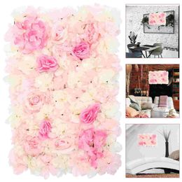 Decorative Flowers Faux Rose Wall Panels Hanging Artificial Decorations Pvc Privacy Fence Pendant