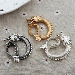 Charms RONGQING 10pcs/lot 35 45MM Game Dragon DIY Animal For Jewellery Making Pendant Wholesale Bracelet Necklace Accessory