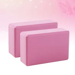 Yoga Blocks 2pcs Block High Density Thickening EVA Brick Improve Strength And Aid For Dance Fitness Gym ( )