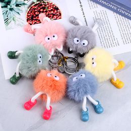 Wholesale Bulk Anime Plush Car Keychain Charm Accessories Key Ring Cute Couple Students Personalized Creative Valentine's Day Gift 8 Style AAA8 DHL