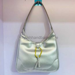 Shoulder Bags Bags Silver Women's Wallet PU Luxury Designer Women's Bag 2023 Fashion Advanced Cross Body Soul Bagstylishhandbagsstore