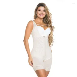 Women's Shapers Open Breasted Sleeveless Bodysuit Button Up Shapewear