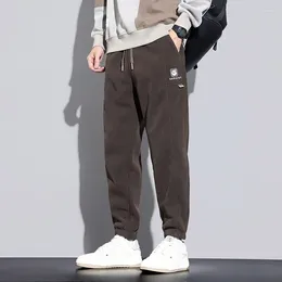 Men's Pants Man Korean Fashion Autumn Winter Trousers Men Vintage Japanese Joggers Straight Casual Mens Clothing