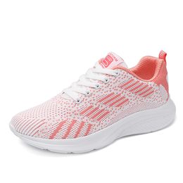 Women's shoes breathable fly woven mesh shoes soft soled casual shoes Outdoor sneakers
