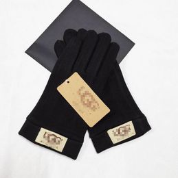 Designer women Fashion glove Sheepskin Gloves Winter Leather high quality foreign trade new men waterproof riding plus velvet thermal fitness