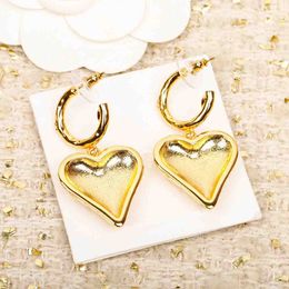 Luxury quality Charm drop earring with black and pink enamel color design SPECIAL heart shape have stamp box PS4673A