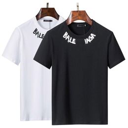 2022 Designer Brand Tees T Shirts Top Quality Pure Cotton Short Sleeve Shirt Simple Letter Printed Summer Casual Men Clothing Size231h