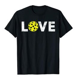 Men's T-Shirts Pickleball Love Gift Shirt For Men Women Boys Or Girls Cotton Tops Tees Fitness Tight T Shirts Normal Design234f