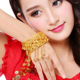 Link Bracelets Belly Dance Bracelet Women Decoration Arm Chain Metal Tassel Exquisite All-Match Bangles Jewellery