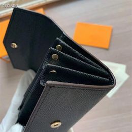 Whole designer card holder short wallet Fashion high quality original box coin purse women designer wallet classic business ca216p