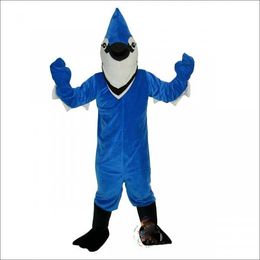 Halloween Blue Bird Mascot Costume Suit Party Dress Christmas Carnival Party Fancy Costumes Adult Outfit