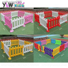 Baby Rail YLWCNN Custom Colors Toddler Panels Kids Ball Pool Fence Baby White Plastic Playpens Gate Soft Playground Park Fence AccessoriesL231028