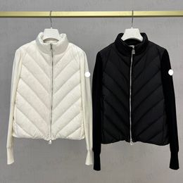 Mulher malha puffer jaqueta inverno moda longo parka casacos clássico luz malha puff jaquetas quentes das mulheres para baixo casaco topos outerwear S-XL