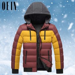 Men's Down Parkas Winter Brand Men Casual Warm Thick Waterproof Jackets Coats Mens Autumn Outwear Windproof Jacket 231027