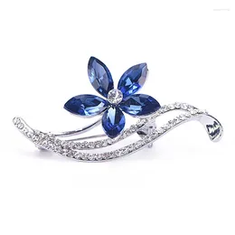 Brooches Rhinestone Flower For Women Fashion Jewelry Wedding Pins And Weddings Banquet Brooch Men