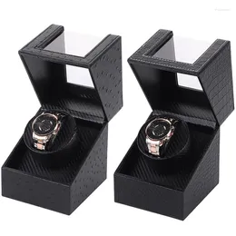 Watch Boxes Handmand Single Winder For Automatic Watches Box USB Charging 1 0