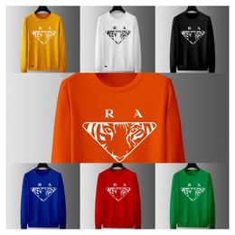 Mens Sweaters Wool With Letters Pattern Colourful Round Neck Sweatshirts Knits Long Sleeevs Unisex Outwears Warm Tops M-4XL 7 Colours