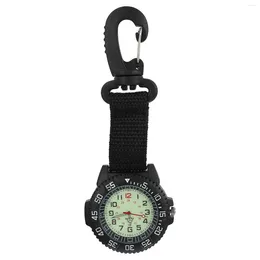 Pocket Watches Multifunction Pendant Watch Nylon Strap Carabiner Clip Sports