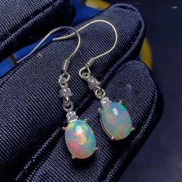 Stud Earrings CoLife Jewellery 925 Silver Opal Drop For Party 6mm 8mm Natural Fashion Eardrop