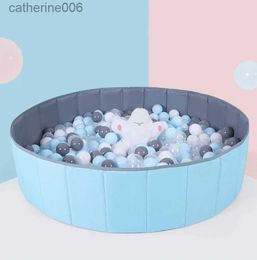 Baby Rail Baby Playpen Children Safety Barrier Pool Balls Foldable Dry Pool Infant Ball Pit Ocean Ball Toys For Children Birthday GiftL231027