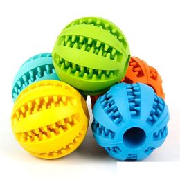 Dog Toys Chews Rubber Chew Ball Toy Training Toothbrush Food Balls Pet Product Drop Ship Lyx70 Delivery Home Garden Supplies Dh9Mc